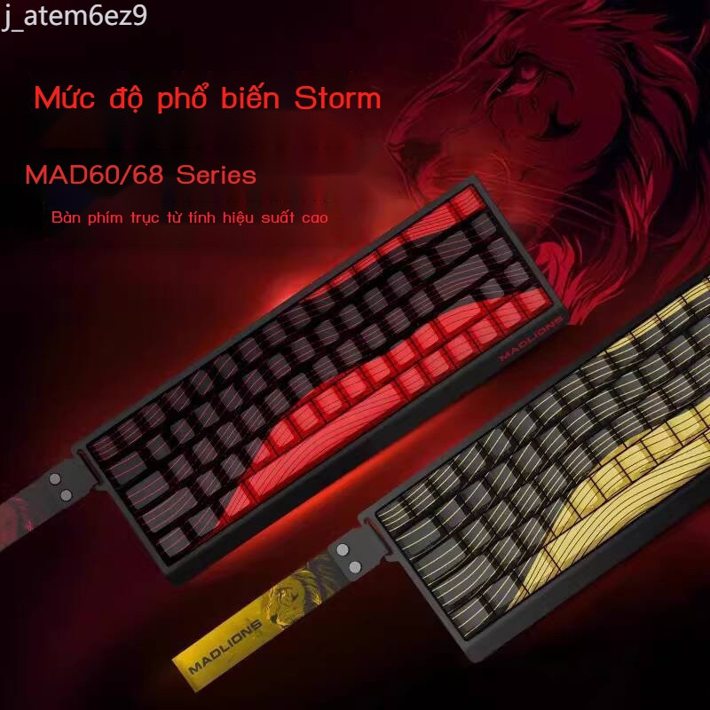 [ 𝐇𝐎𝐓 𝐃𝐄𝐀𝐋] Bàn phím cơ học chơi game Maxxlion MAD60/68HE với công tắc từ tính, 61/68 phím,