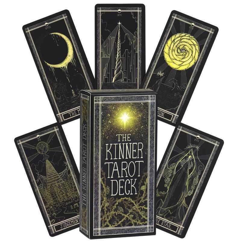 Pinner Tarot 78 Chiếc + 6 Chiếc Thẻ Phần Thưởng Thêm Kinner Tarot Trọn Bộ 12X5.4CM