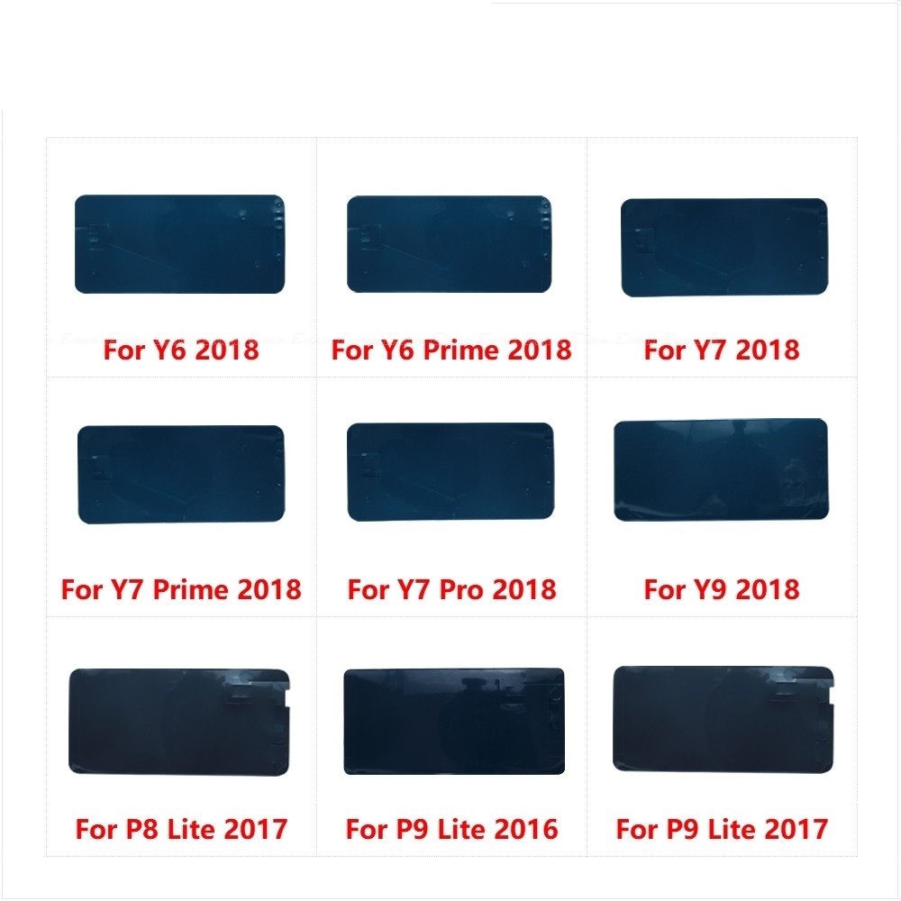 Màn Hình LCD Màn Hình Mặt Sau Pin Dán Phía Sau Keo Dán Băng Keo Cho HuaWei Y6 Prime Y9 Y7 P8 P9 Lite