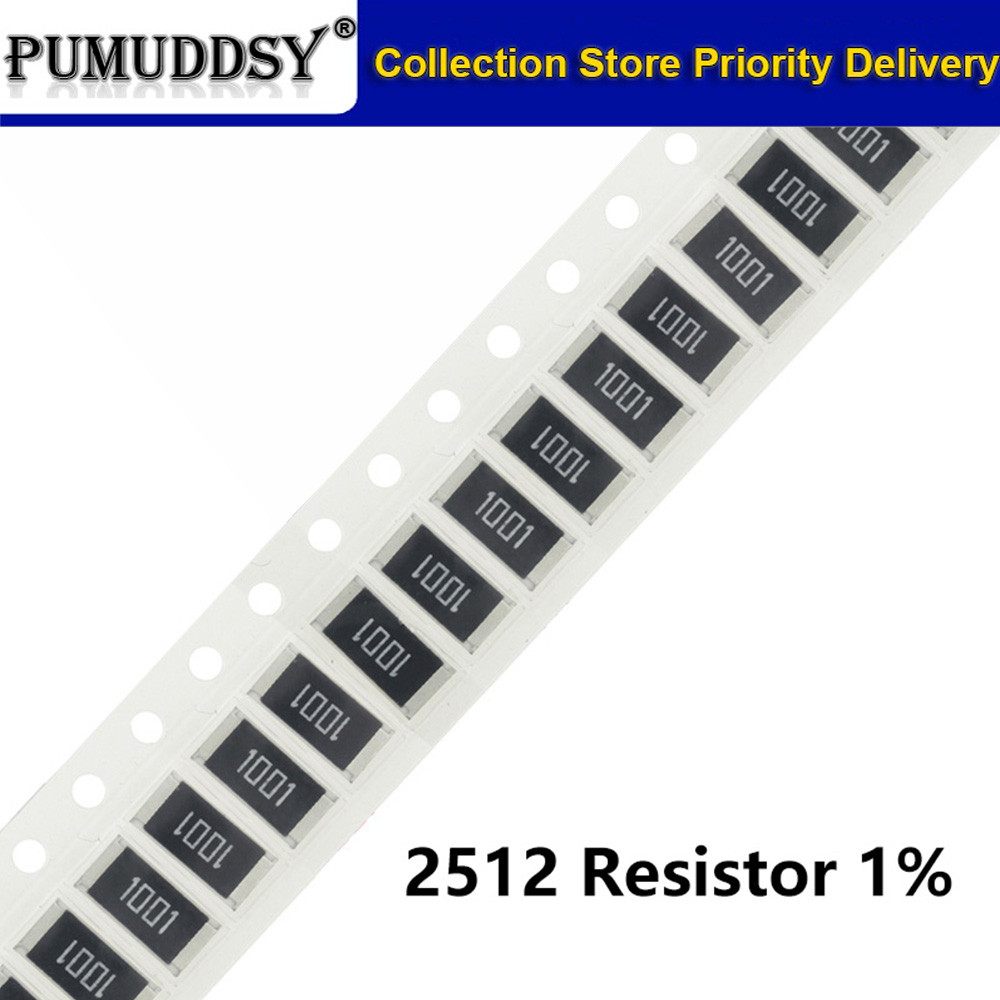 Bộ 50 2512 chip SMD Điện Trở Cố Định 1% 1W 0.1R 0.01R 0.05R 0,001R 0.33R 1R 0R 10R 100R 2W 0,001 0,0