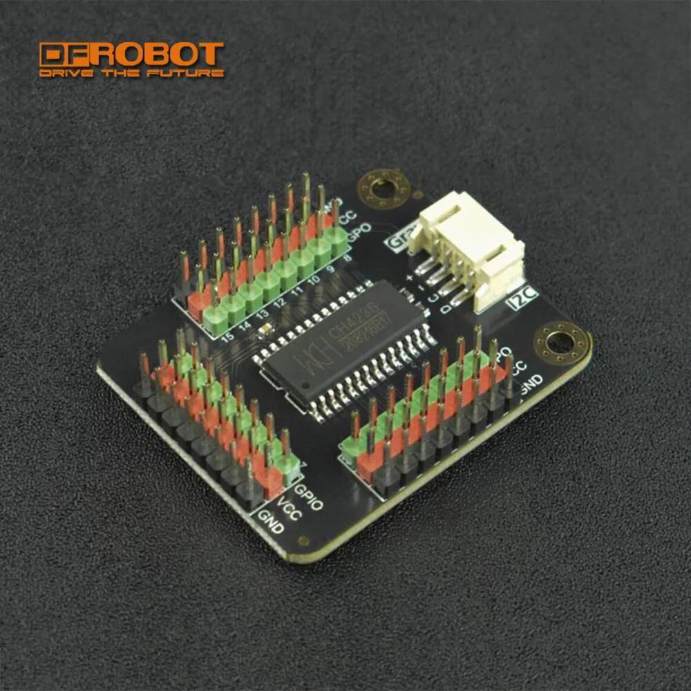 Mô-đun mở rộng IO kỹ thuật số DFRobot Gravity CH423 I2C 24 để lái xe LED Light Cubes Màn hình ma trậ