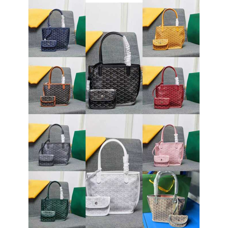Ngoại Thương Goyard Goyard Mini Tote Túi Rau Giỏ Trẻ Em Mẹ Mua Sắm Túi Đeo Vai Mini Túi Xách Nữ
