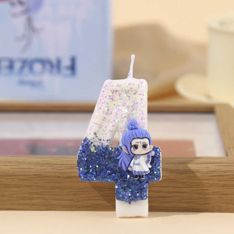 Hoạt Hình Awing Số Nến Chủ Đề Sinh Nhật Cho Bé Bầu Không Khí Trang Trí Màu Sắc Phù Hợp Với Nến Sáng 