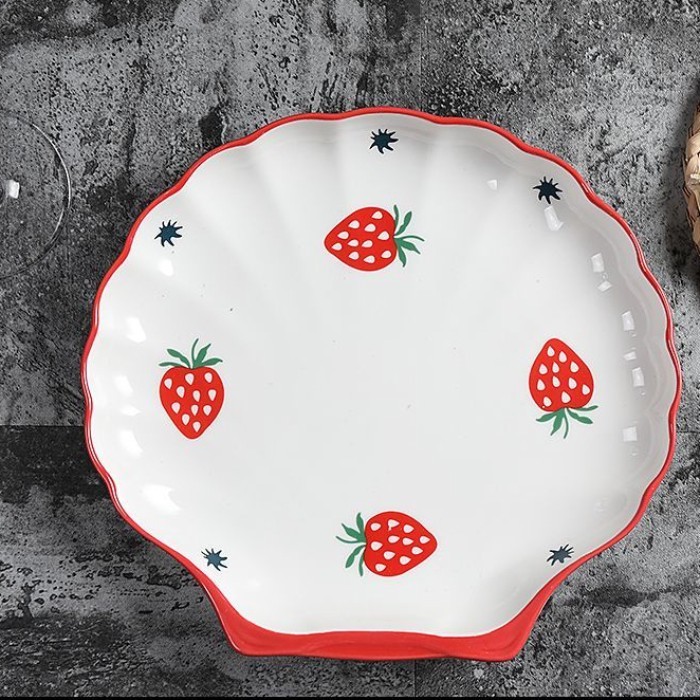 Đĩa gốm Đĩa đĩa sáng tạo Bộ đồ ăn Đĩa Pasta Hàn Quốc có lò vi sóng