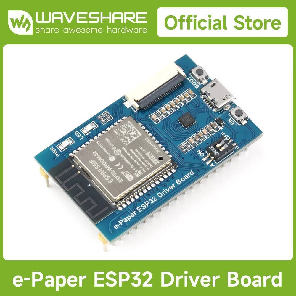 Waveshare ESP32 Epaper Driver Board cho Waveshare SPI e-Paper tấm thô WiFi / Bluetooth Không dây tươ