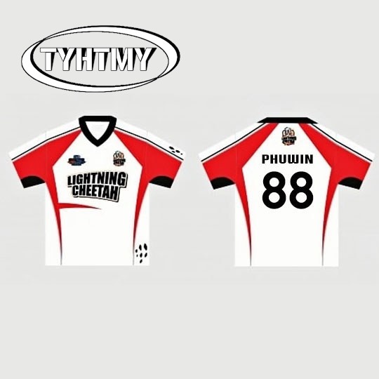 Thiết Kế Mới 2025 GMMTV Lightning Cheetah Bóng Rổ Thể Thao Series Thành Viên PHUWIN Jersey Thoải Mái