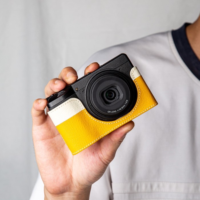 Thích hợp cho Rico GR3 / GR3X Vỏ bảo vệ Đế máy ảnh Bao da thật Da thủ công Túi đựng máy ảnh Ricoh Ba