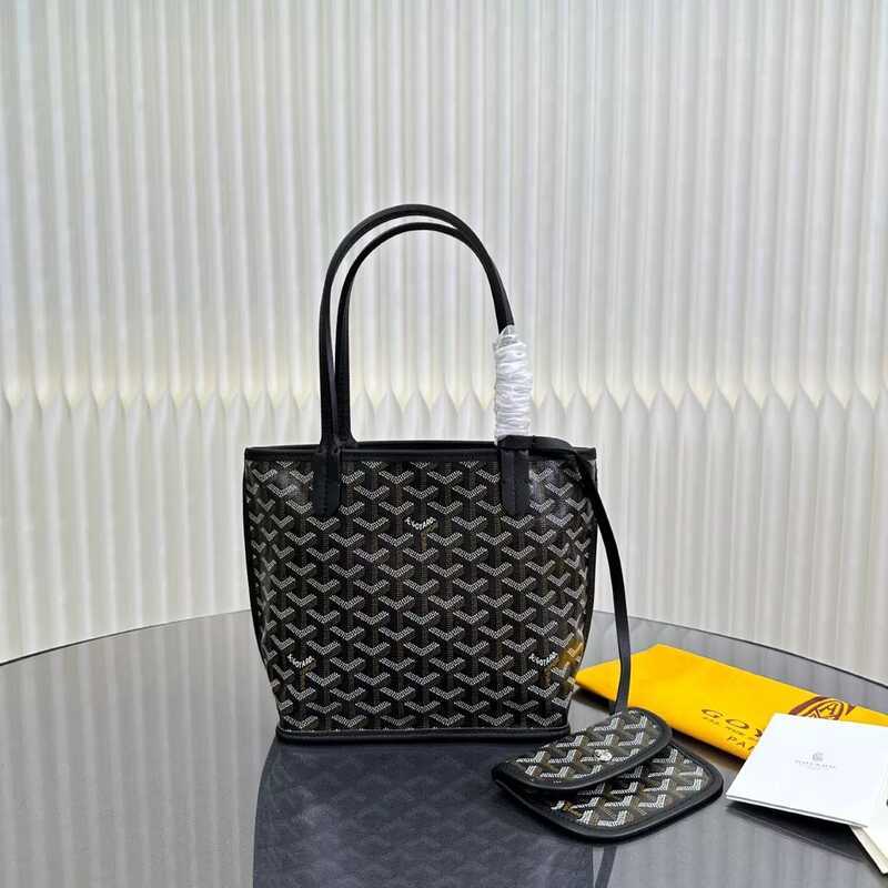 Goyard / Goyard Bánh Mì Hai Mặt Mini tote Túi Mini Trẻ Em Mẹ Cầm Tay Túi Đeo Vai Túi Xô