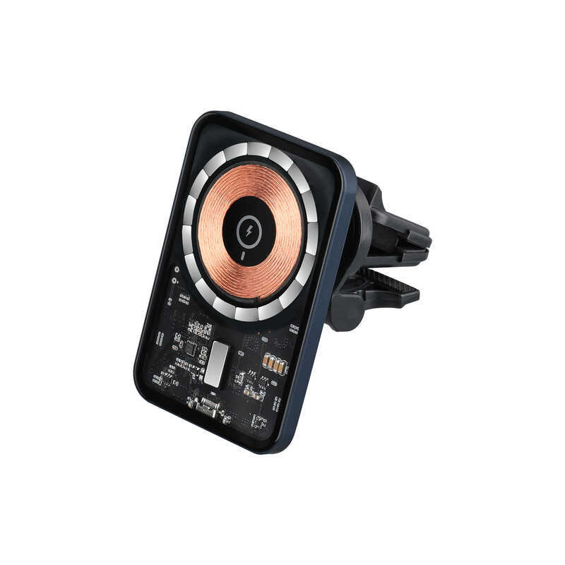 Bộ sạc không dây ô tô từ tính trong suốt trong suốt Thích hợp cho Apple iPhone12ProMax15W Bộ sạc khô