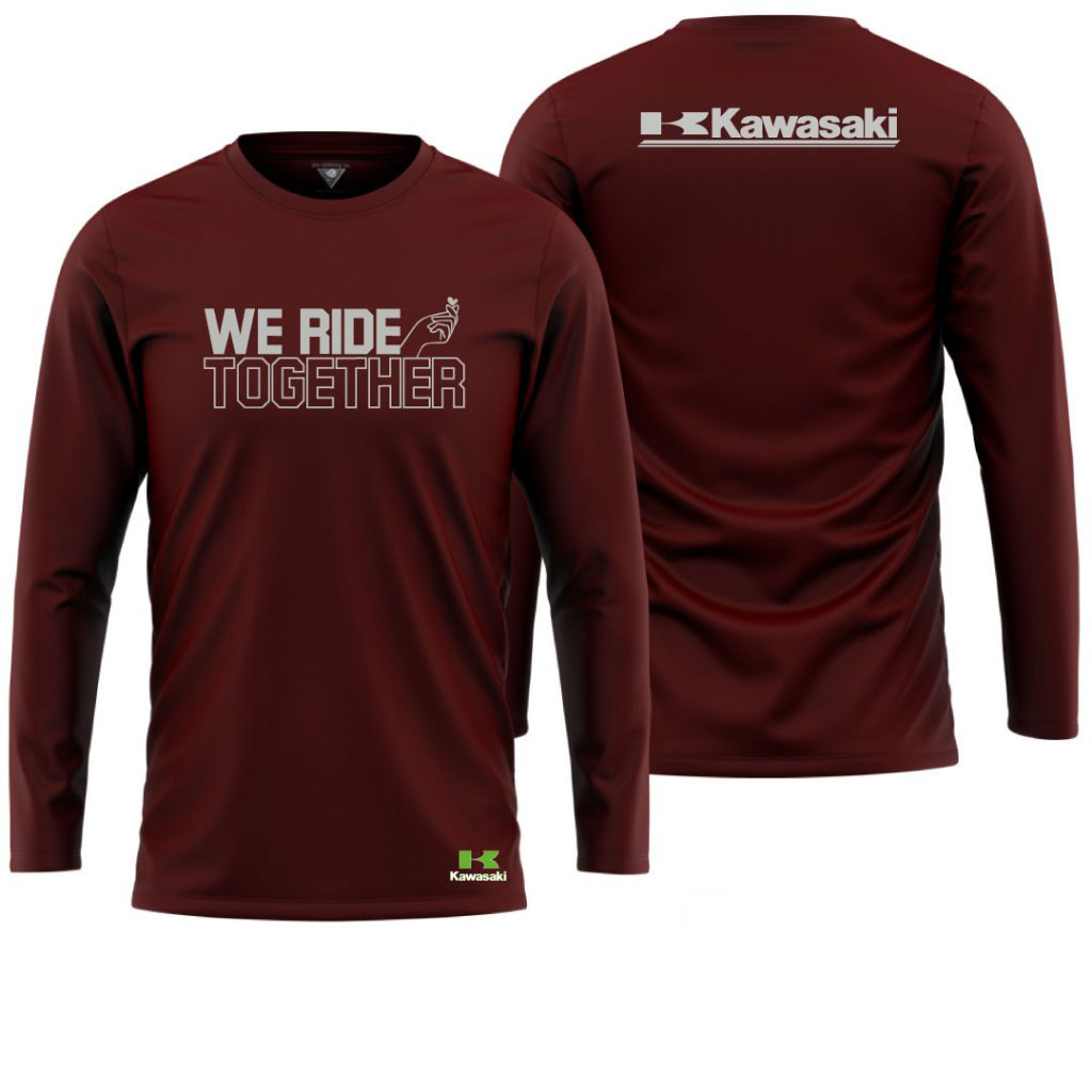 Xe máy Kawasaki |Áo thun cặp đôi |Áo Kawasaki |Áo thun đi xe máy Cặp đôi rider