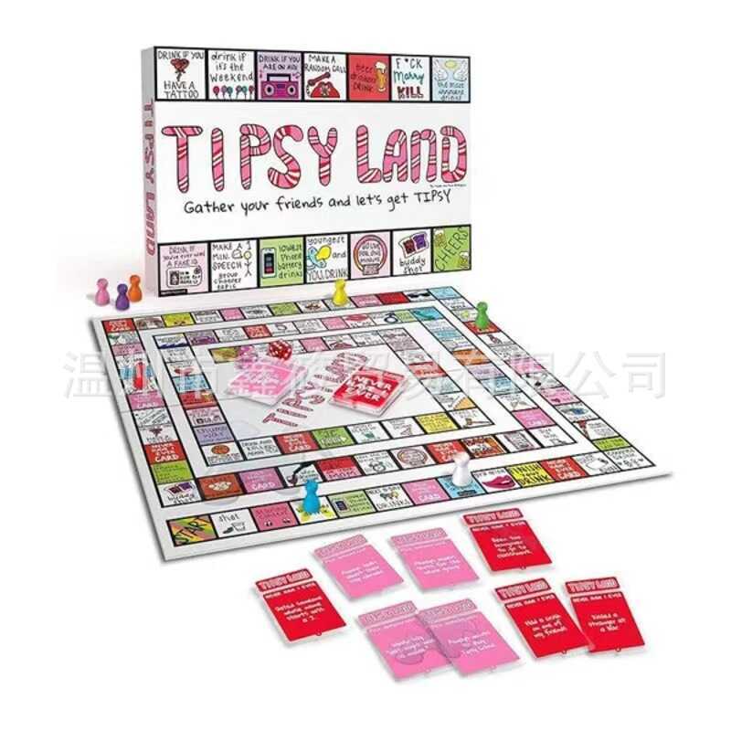 Tipy L Party Board Game Board Game Board Game Game Thích hợp cho bạn bè Trò chơi uống rượu vui nhộn