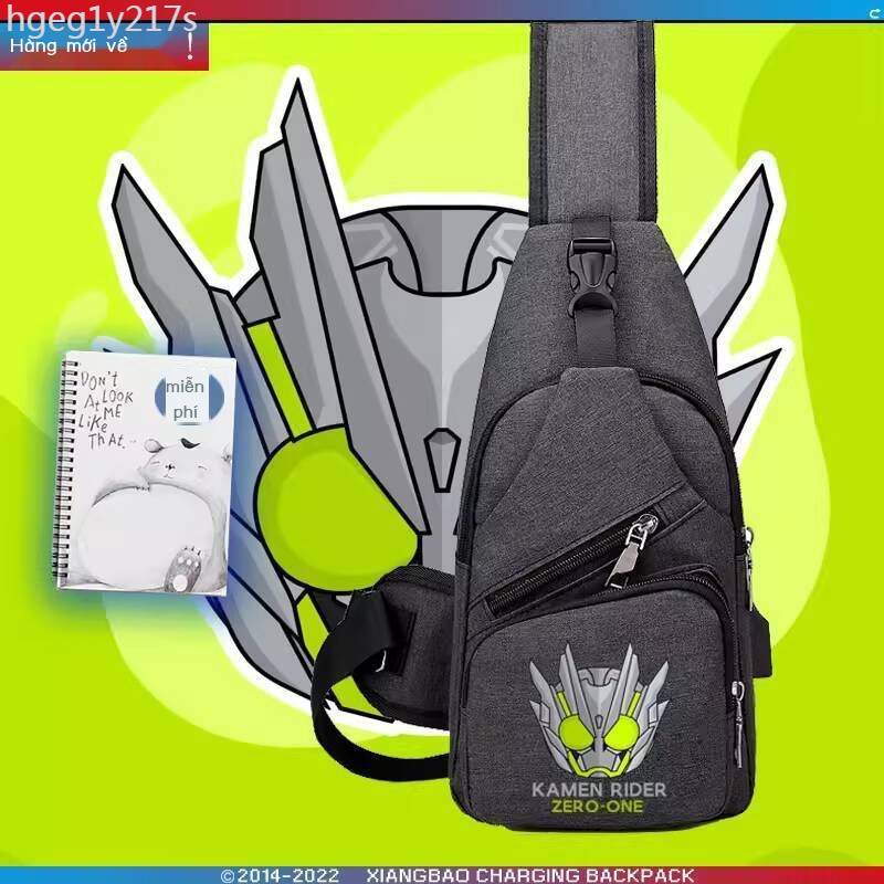 [Siêu Hot]  Túi vai unisex Kamen Rider Zero-One Zero Two Vulcan Destruction Peripheral, đeo chéo, t