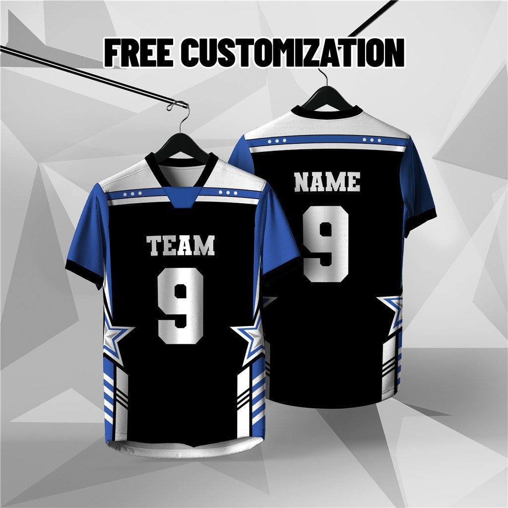 Áo Jersey NFL 2025 Edision Tay Ngắn cổ retro full microfiber nam - Tùy chỉnh tên và số miễn phí