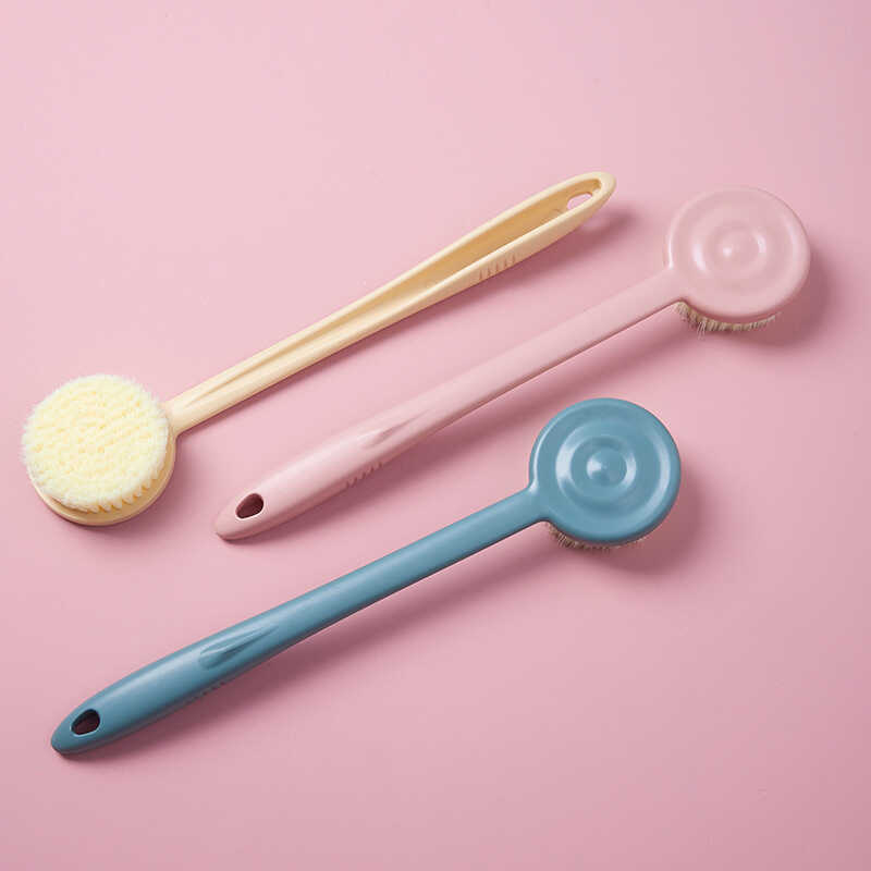 Lollipop Bath Brush Rubbing Bath Handy Tool Back Don 't Ask for Help Long-handled Soft Hair Rubbing 