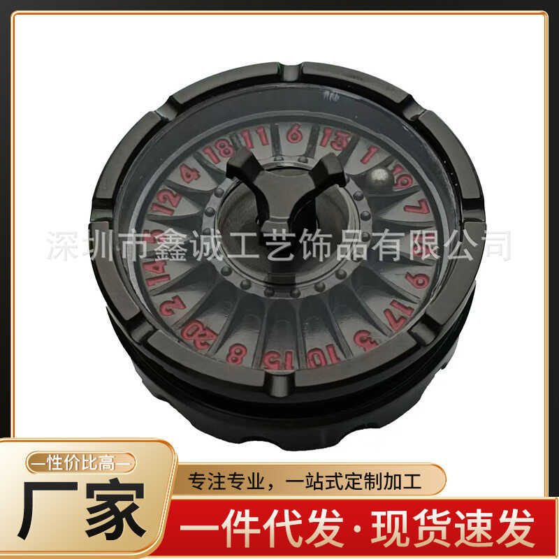 Spinning Top D20 Metal Dice Punk Style dnd Dungeon and Dragon Cthulhu Running Group Board Game Dice