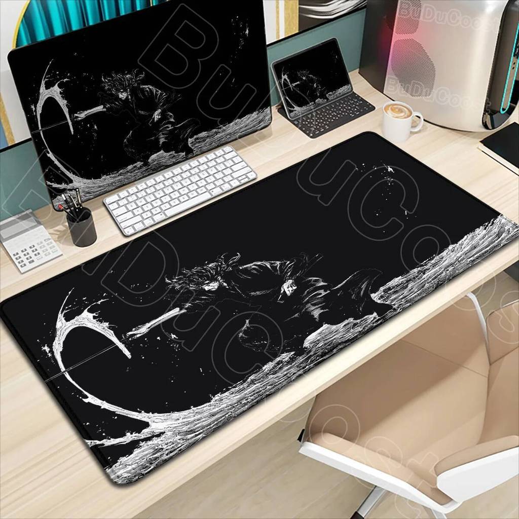 Mới In HD Miyamoto Musashi Vagabond Manga Mousepad Chơi Game Lớn Tính XXL Bàn Phím Chuột Thảm Cao Su