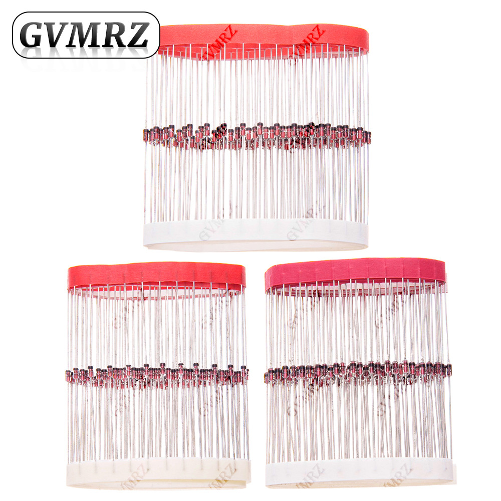 100 Chiếc 2V4 3V3 3V6 4V7 2V7 BZX55C Series 0.5W Zener Diode Điều Chỉnh Điện Áp Diode 5V6 4V3 3V9 3V