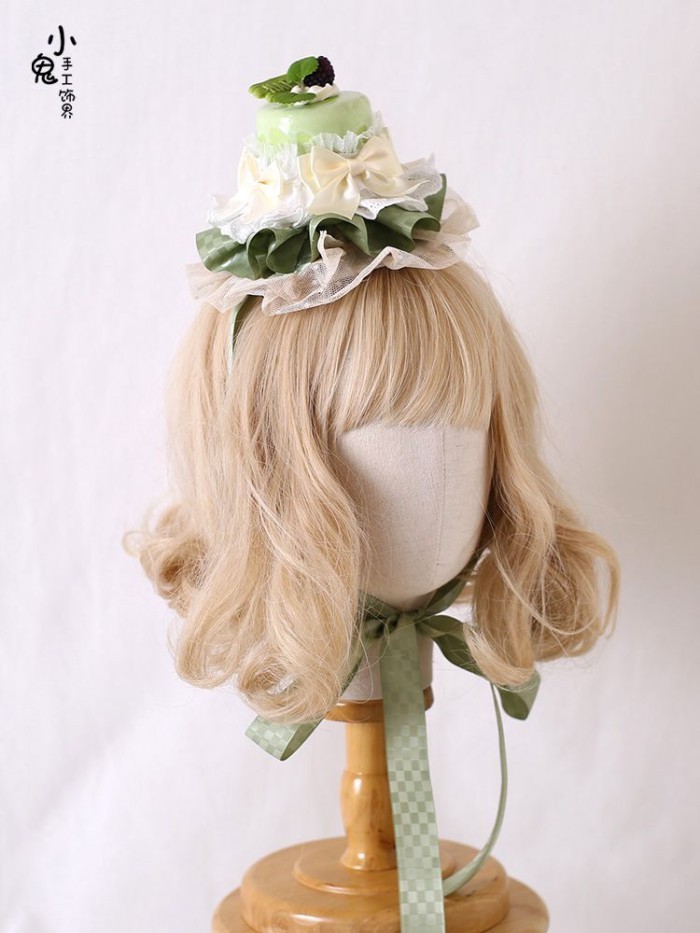 Chính Hãng lolita Ren Bánh Antony Bánh Top Mũ Tóc lolita Ngọt lolita Dress Up