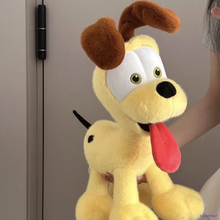🌈 Garfield Odie Dog Doll Garfield Doll Dog Girl Sleeping Pillow Doll Plush Toy