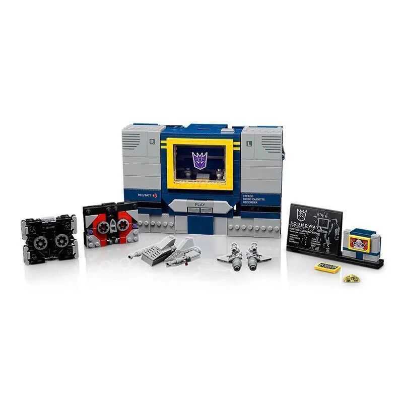 Tương Thích Với LEGO Transformers Soundwave Decepticon 10358, Đồ Chơi Lắp Ráp Mô Hình Ô Tô Dành Cho 