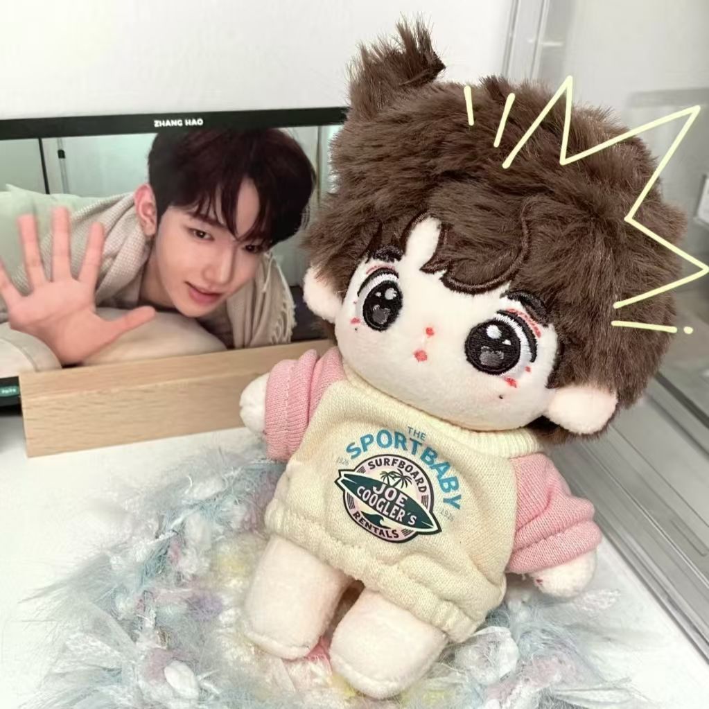 ZB1 Sung Hanbin Kim Jiwoong*Zhang Hao*10cm búp bê bông ngốc hào mao siêu dễ thương quà tặng có sẵn