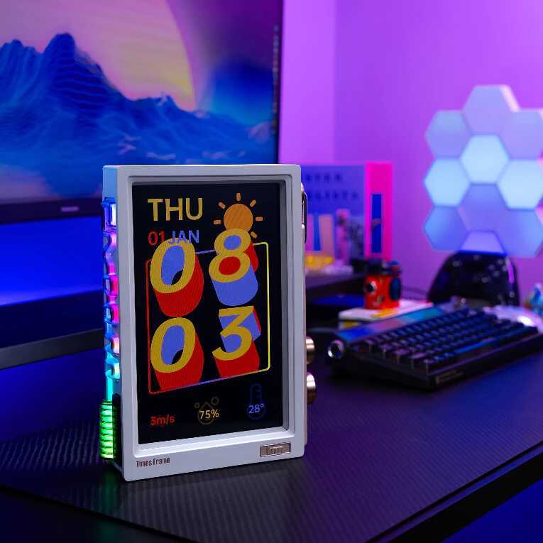 Đồng hồ kỹ thuật số Divoom Times Frame Smart HD Screen | 10.1" DIY | Nguyên bản