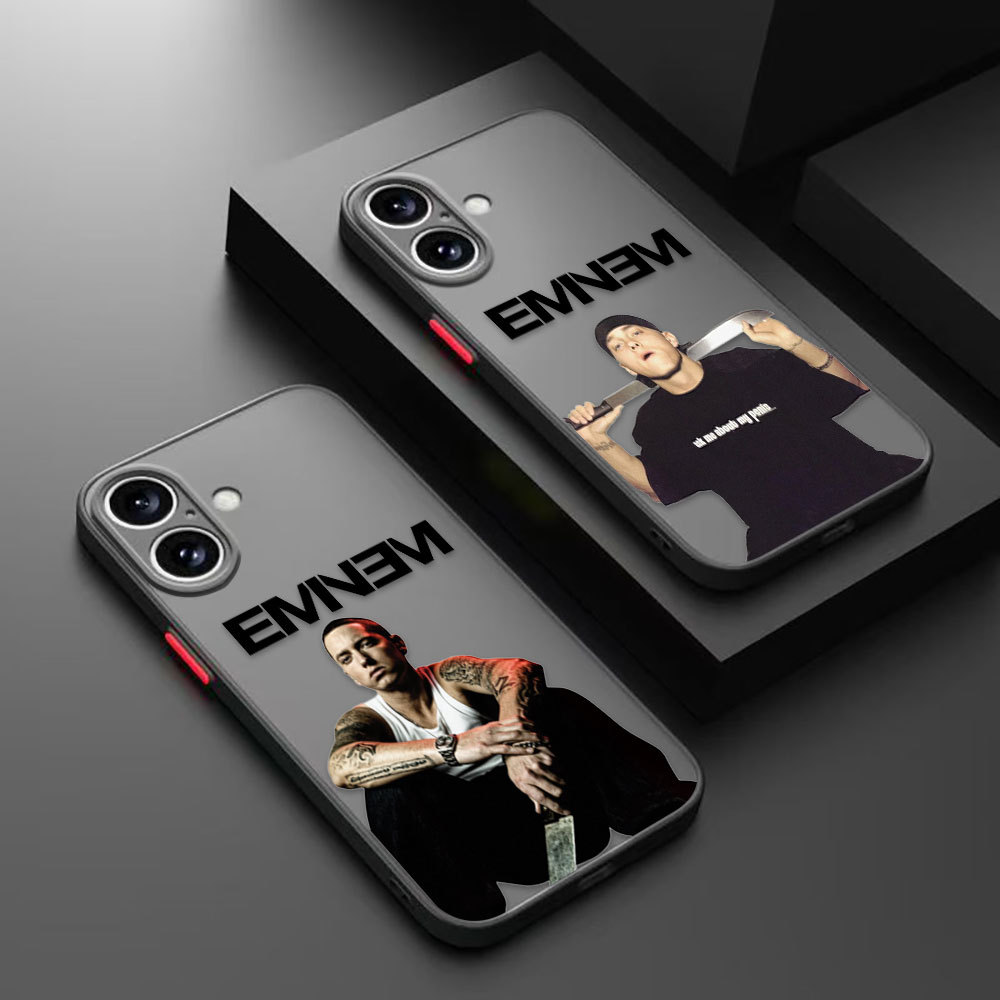 Hip Hop Rap Eminem Poster Matte Ốp Lưng Điện Thoại OPPO Realme 15 13 11 10 9 8 8I 7 7I C53 C75 GT NE