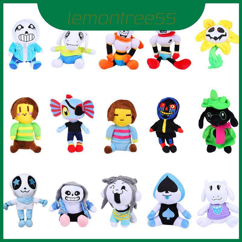Undertale Búp bê sang trọng mềm mại và bền bỉ Sans Sunflower Chara Asriel Toy Lancer Nhồi bông