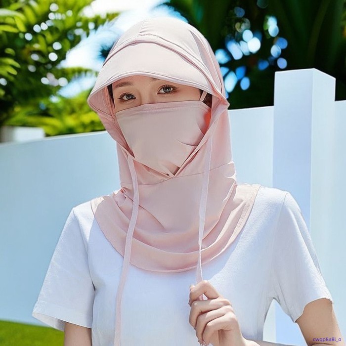 Summer Sun Protection Headscarf, UV Neck Scarf, Outdoor Cycling Sun Hat, Sun Protection Neck Mask,