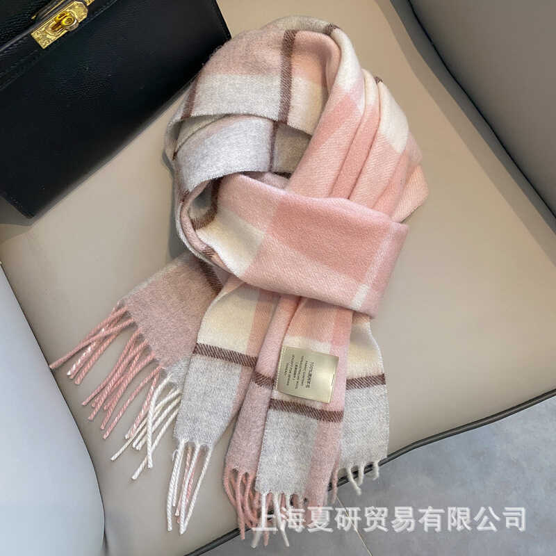 1% Len Úc Câu Chuyện Thượng Hải Cùng Phong Cách Khăn Len Nguyên Chất Nữ Mùa Đông Thời Trang Ấm Áp Tấ