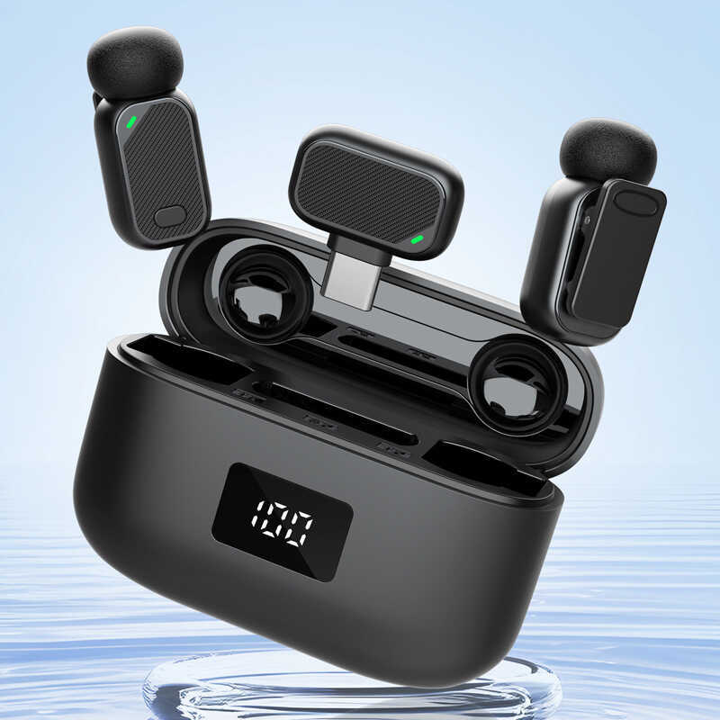 2025 Xuyên Biên Giới Phong Cách Mới Mini L06 Micro Lavalier Không Dây Điện Thoại Di Động Neo Sống Ph