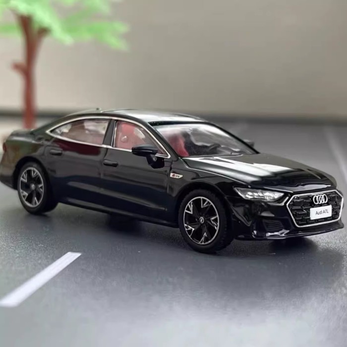 Mesdi 1: 64 AUDI A7L2022 AUDI Mô Phỏng Hợp Kim Xe Ô Tô Bộ Sưu Tập Mô Hình Trang Trí Văn Phòng Ngoài 
