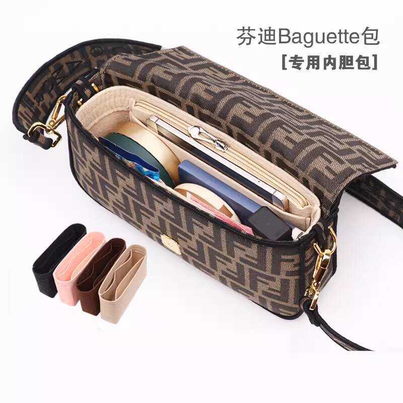 Được sử dụng cho Fendi BAGUETTE19 26 33 Túi Baguette Lót Fendi Lưu trữ Túi bên trong Túi hỗ trợ Túi 