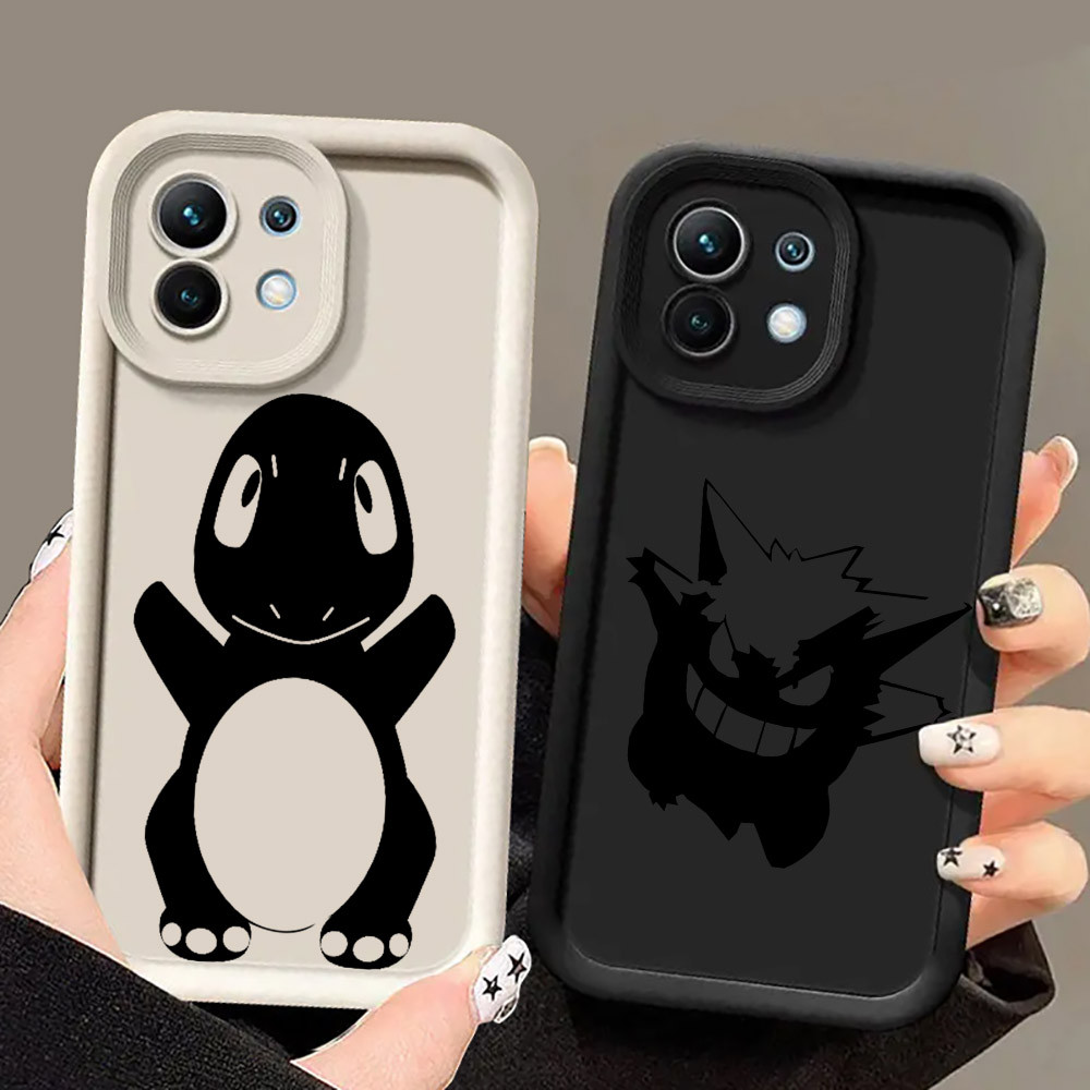 Ốp Điện Thoại Pokemon GO Charmander Gengar Eevee Anime Cho Xiaomi 17 Pro 15 Utra 13T 14T 15T Pro POC