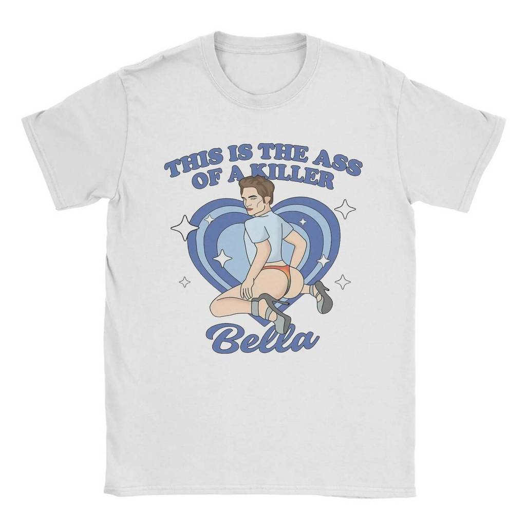 Áo Thun Nam Cổ Tròn Tay Ngắn Phong Cách Edward Cullen Từ Series Twilight - Chất Liệu Cotton Cao Cấp