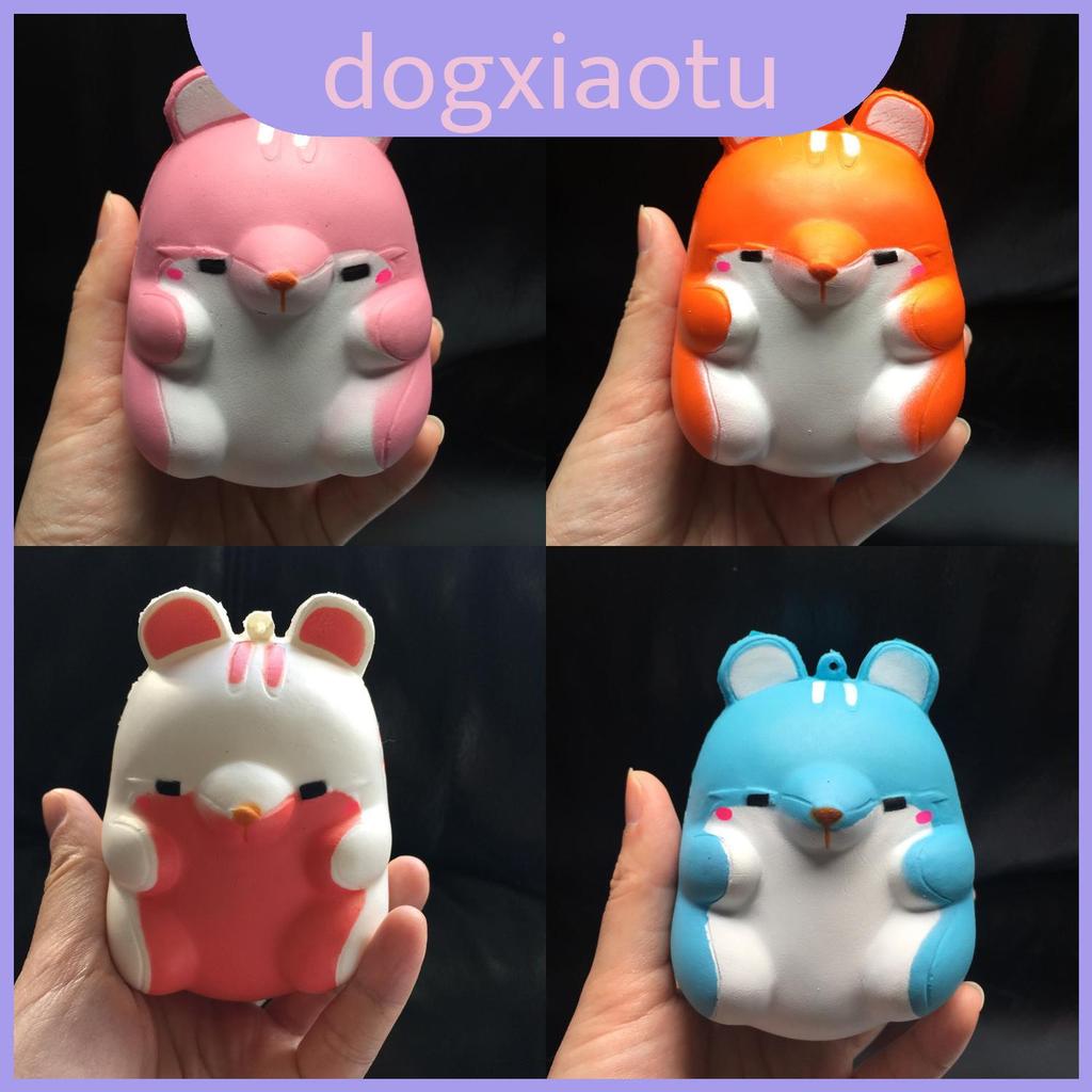 Phụ kiện điện thoại đáng yêu Hamster Squisy có bọt Pu để lo âu và giảm bớt