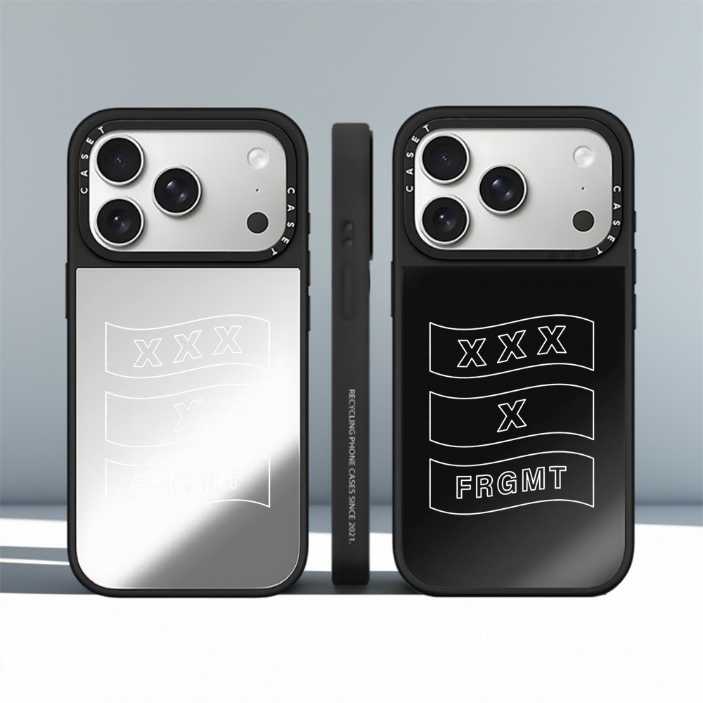 Gương Bạc Sạc Từ Tính Không Dây Tương Thích Cho IPhone 13 14 15 16 17 Pro Max 14 PLUS XXXX FRGMT Log