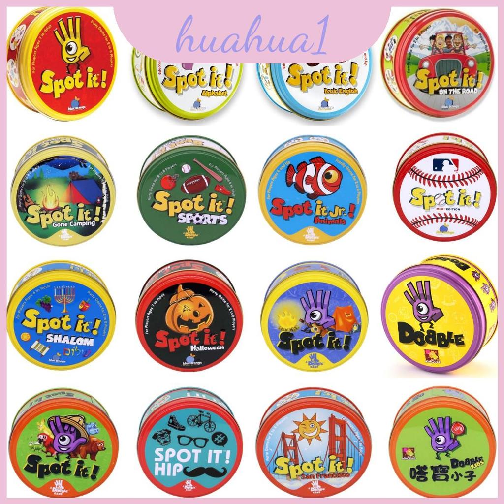 Trò chơi bài tương tác Dobble Spot với biểu tượng bảng chữ cái mọi lứa tuổi