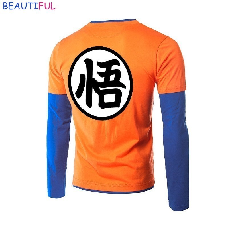 Áo Thun Nam Hình Goku Dragon Ball Super Màu Xanh