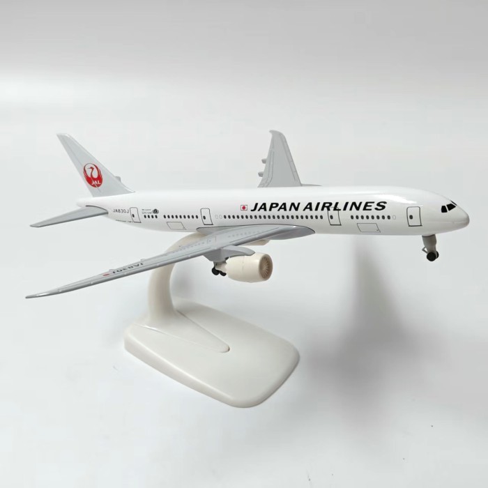 20CM Boeing B787 Japan Airlines Japan Airlines có bánh xe Mô phỏng Máy bay dân dụng Mô hình máy bay 