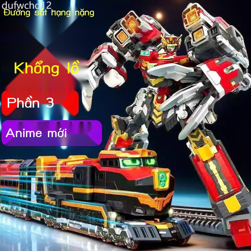 [Hàng có sẵn/Ảnh thật] Thunderbolt Chasers Naruto Shiny Card Fighter Mùa 3 Đồ chơi robot tàu mới, đ