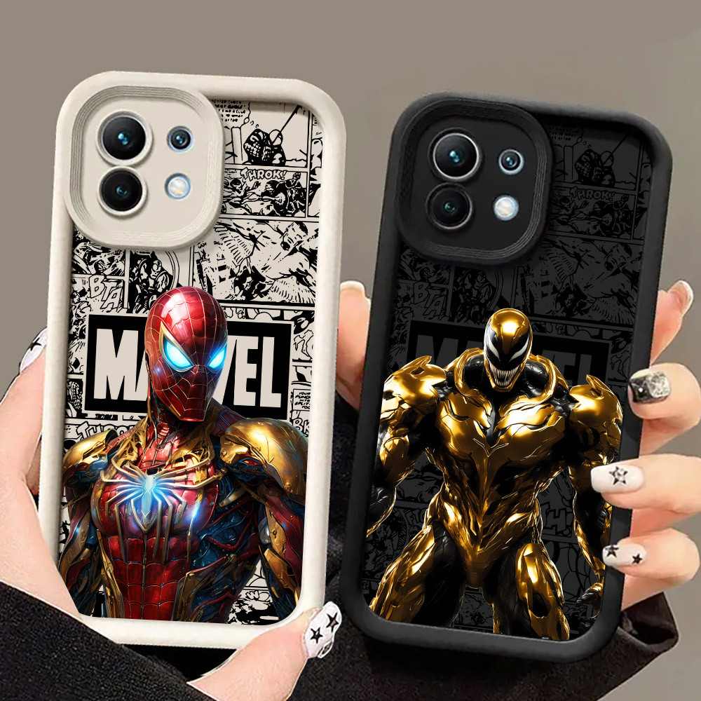 Marvel Spiderman Venom Ironman The Hulk Ốp Lưng Điện Thoại Xiaomi 17 Pro 15 Utra 13T 14T 15T Pro POC