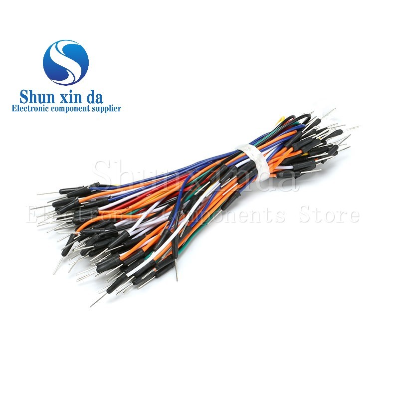 65 Chiếc Mới Solderless Linh Hoạt Breadboard Jumper Dây Cáp Bánh Mì Dòng Kết Nối Dòng adapter Jumper