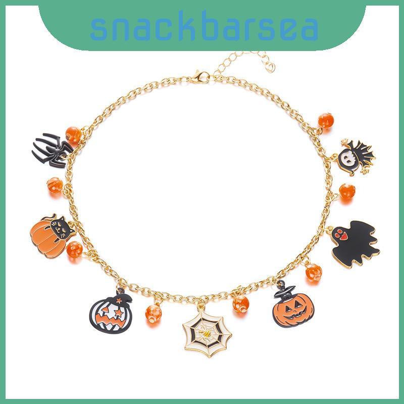 Đồng hồ thời trang dây chuyền hình bí ngô, phù hợp cho bữa tiệc và wear at night