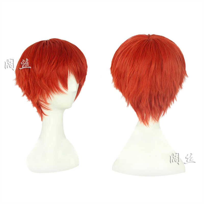 Tóc giả Cosplay nhân vật Akabane từ "Lớp học tối tăm", màu cam