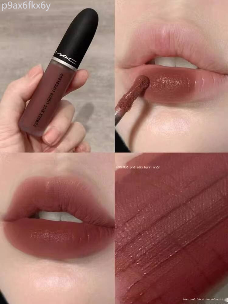 [Siêu Hot]  Mẫu son bóng MAC 997 952 989 996 Soft 973 Matte Lip Mud 982 Lipstick 951 dùng thử miễn