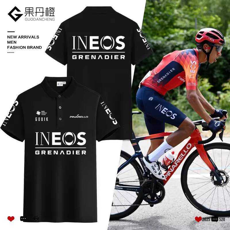 Tour de France INEOS - Áo jersey đua xe đạp tay ngắn nam, phù hợp mùa hè và leo núi