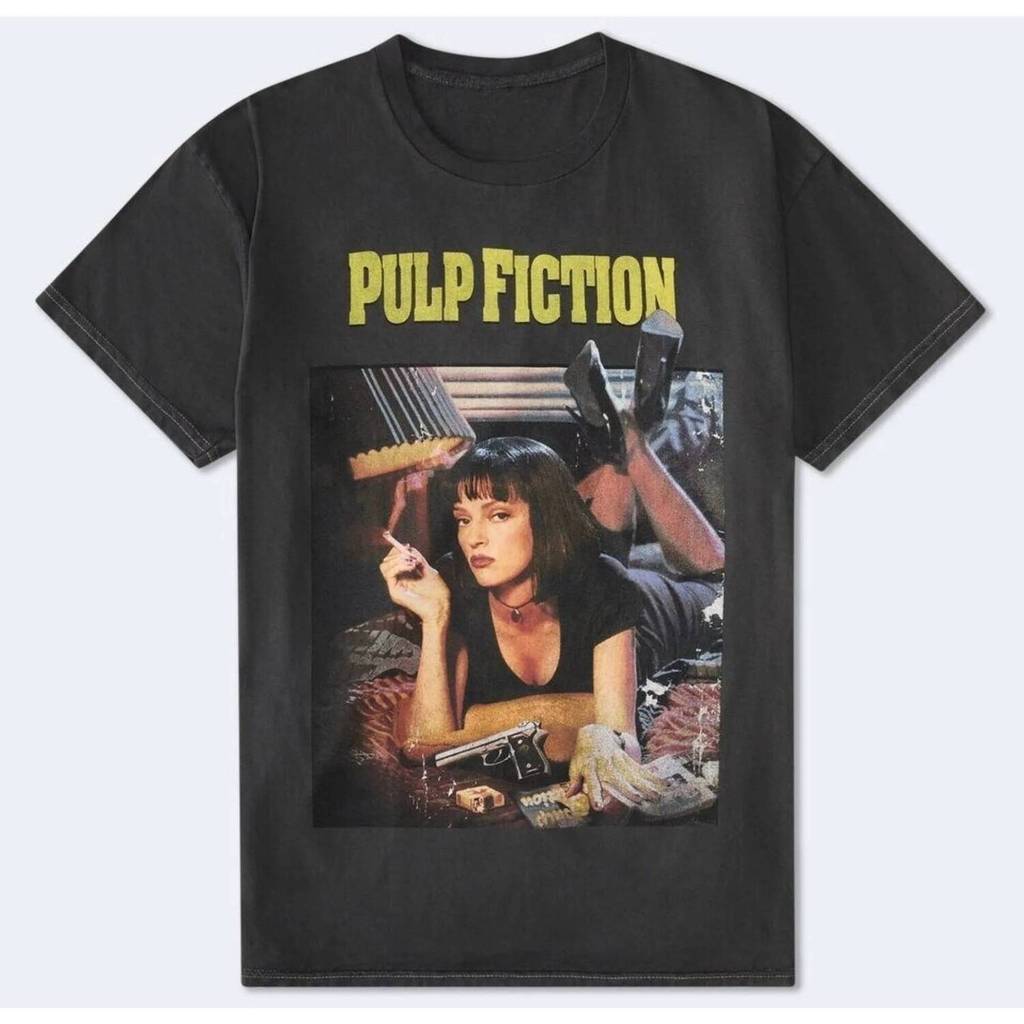 Áo Thun Nam Oversize Retro Style, Phù Hợp Xu Hướng Y2K, Màu Đen