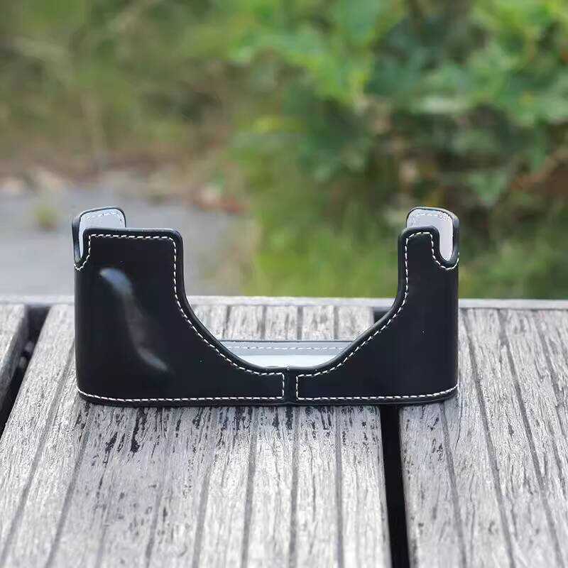 Thích hợp cho túi đựng máy ảnh Leica M9 Vỏ da M8 Leica M9P Đế Leica M10 Vỏ bảo vệ nửa vỏ máy ảnh