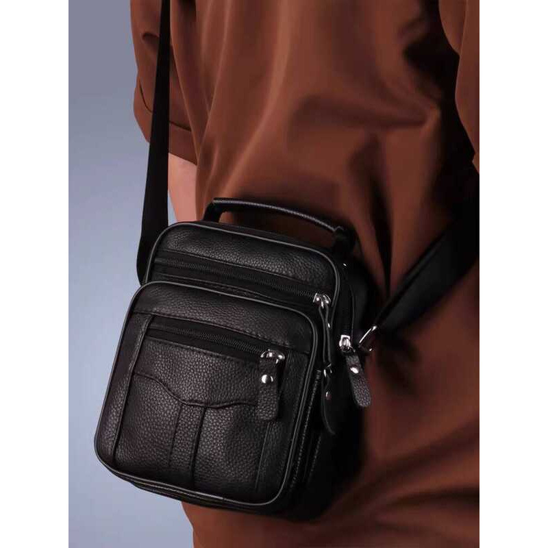 Nam Chính Hãng Nam Da Thật Chính Hãng Túi Đeo Vai Dọc Túi Xách Nam Dung Tích Lớn Thường Ngày Công Sở Ba Lô Túi Da Bò Mềm